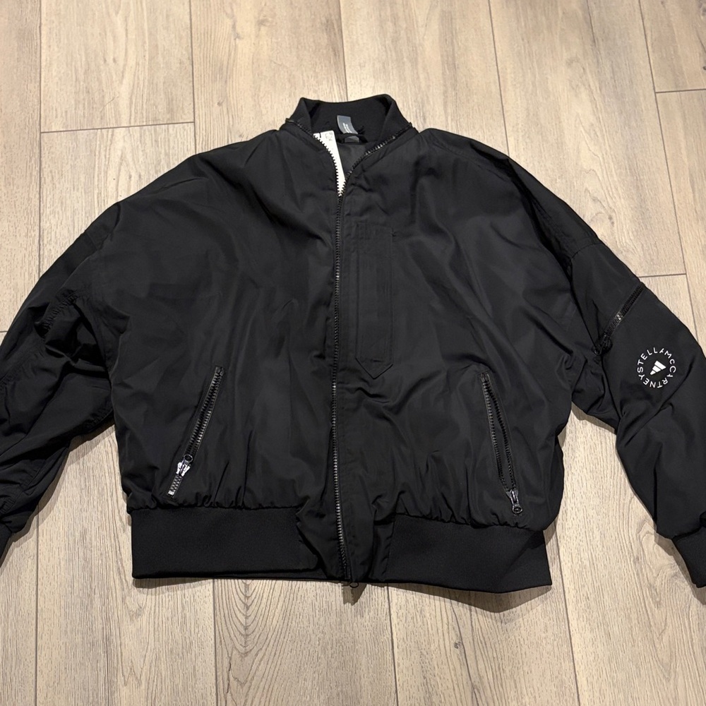 Adidas Stella McCartney Woven Bomber
Jacket NWT XL BLACK - Picture 8 of 16